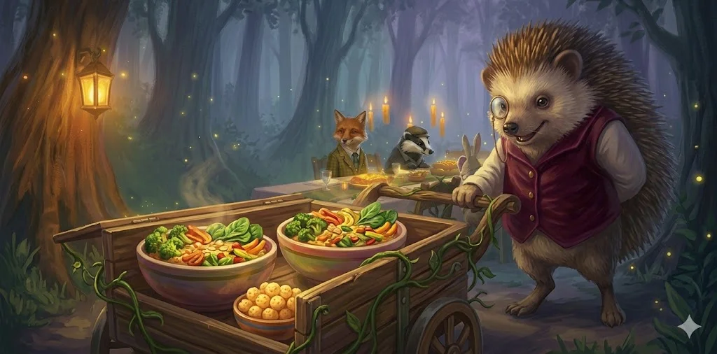 Scene 2 — The Veggie Cart