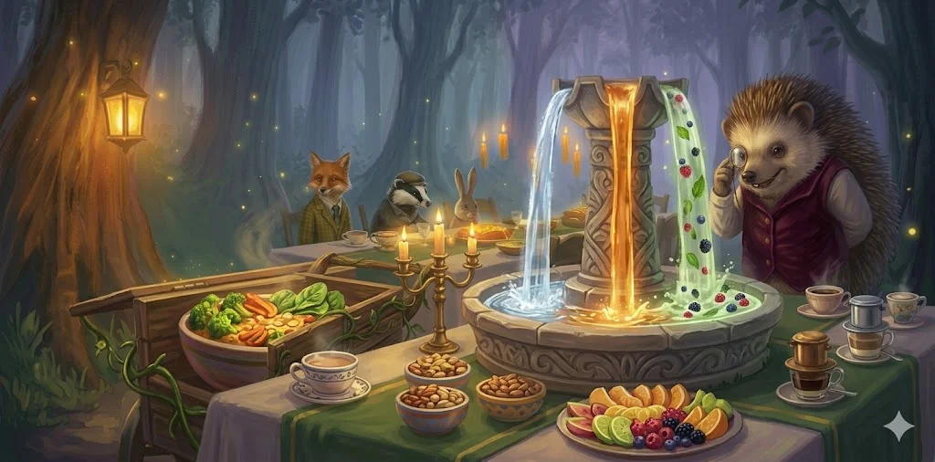 Scene 3 — The Drink Station